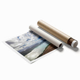 Extra large rolled print of a Brazilian landscape with vibrant greens and floral elements.