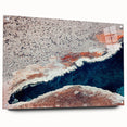 Yellowstone National Park scenery on acrylic glass, featuring vivid natural colors, ideal for dining room decor.