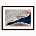 Abstract art print of Yellowstone with vibrant colors on a textured, extra large canvas, ideal for living room decor.