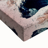 Black and white landscape art painting of Yellowstone on stretched canvas, ideal for bedroom wall decor.