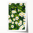 Rolled canvas print featuring a spring floral design in soft pastel hues, ideal for art wall dining room.