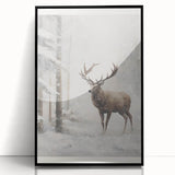 Large abstract wall art featuring swirling gray and white patterns on a black acrylic print, framed.