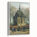 Extra large framed canvas of Van Gogh's artwork in vibrant colors, ideal for living room decor.