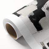 Geometric Abstract Wall Decor – Black and White Modern Canvas