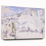 Impressionist Sketch of Mont Sainte-Victoire by Paul Cézanne