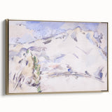 Impressionist Sketch of Mont Sainte-Victoire by Paul Cézanne