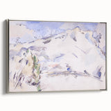 Impressionist Sketch of Mont Sainte-Victoire by Paul Cézanne