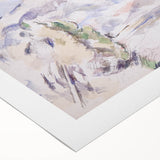 Impressionist Sketch of Mont Sainte-Victoire by Paul Cézanne