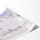 Impressionist Sketch of Mont Sainte-Victoire by Paul Cézanne