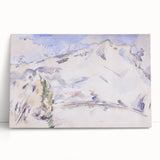 Impressionist Sketch of Mont Sainte-Victoire by Paul Cézanne