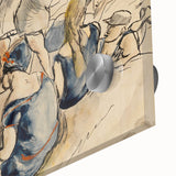 Vibrant Beach Scene Modern Art - Coney Island Inspired Wall Decor