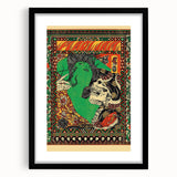 Pearl Jam Concert Poster - Retro Rock Art with Bold Illustrations