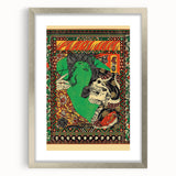 Pearl Jam Concert Poster - Retro Rock Art with Bold Illustrations