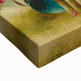 Realistic Wall Art: Abstract Urban Woman Scene Realism Canvas Print