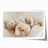 Framed Floral Wall Art – Elegant Canvas for Living Room