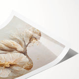 Framed Floral Wall Art – Elegant Canvas for Living Room