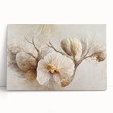Framed Floral Wall Art – Elegant Canvas for Living Room