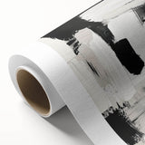 Minimalist Abstract Wall Art – Black, White & Beige Modern Canvas