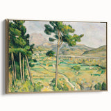 Impressionist Landscape Art - Viaduct of Arc River by Cézanne
