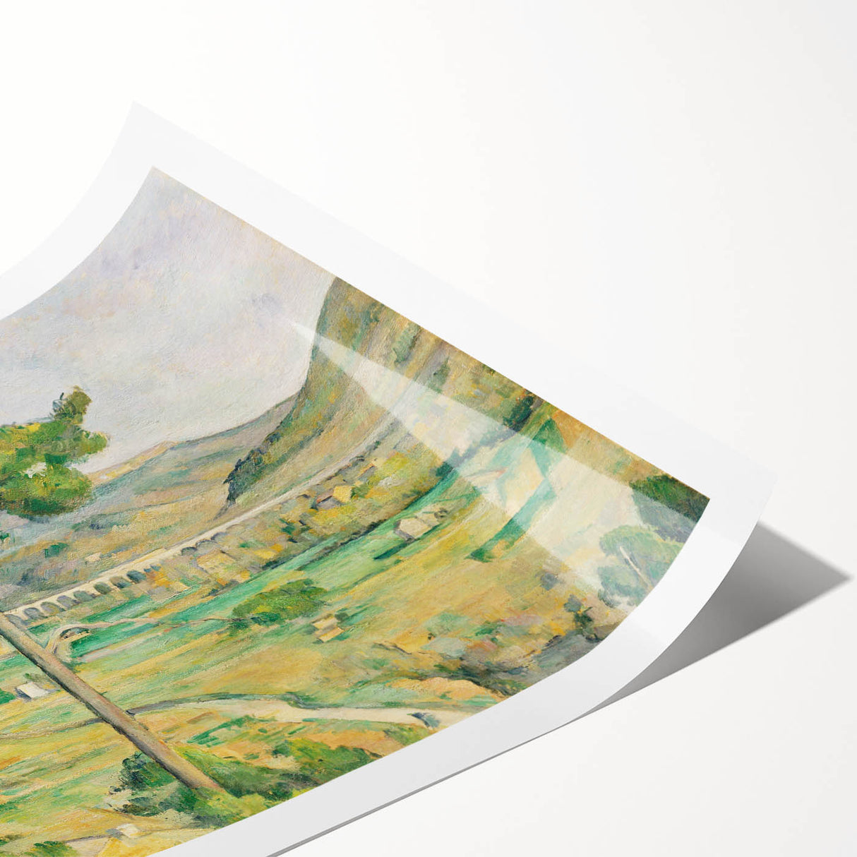 Impressionist Landscape Art - Viaduct of Arc River by Cézanne