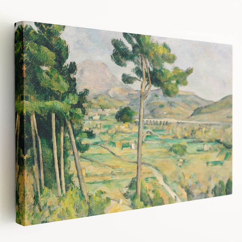 Impressionist Landscape Art - Viaduct of Arc River by Cézanne