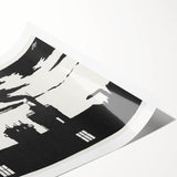 Industrial Silhouette Modern Art - Monochrome Cityscape Wall Decor