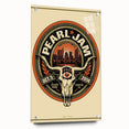 Pearl Jam Concert Poster - Retro Rock Art for Fans