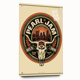 Pearl Jam Concert Poster - Retro Rock Art for Fans