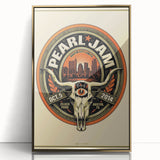 Pearl Jam Concert Poster - Retro Rock Art for Fans