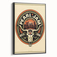 Pearl Jam Concert Poster - Retro Rock Art for Fans