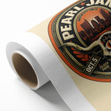 Pearl Jam Concert Poster - Retro Rock Art for Fans
