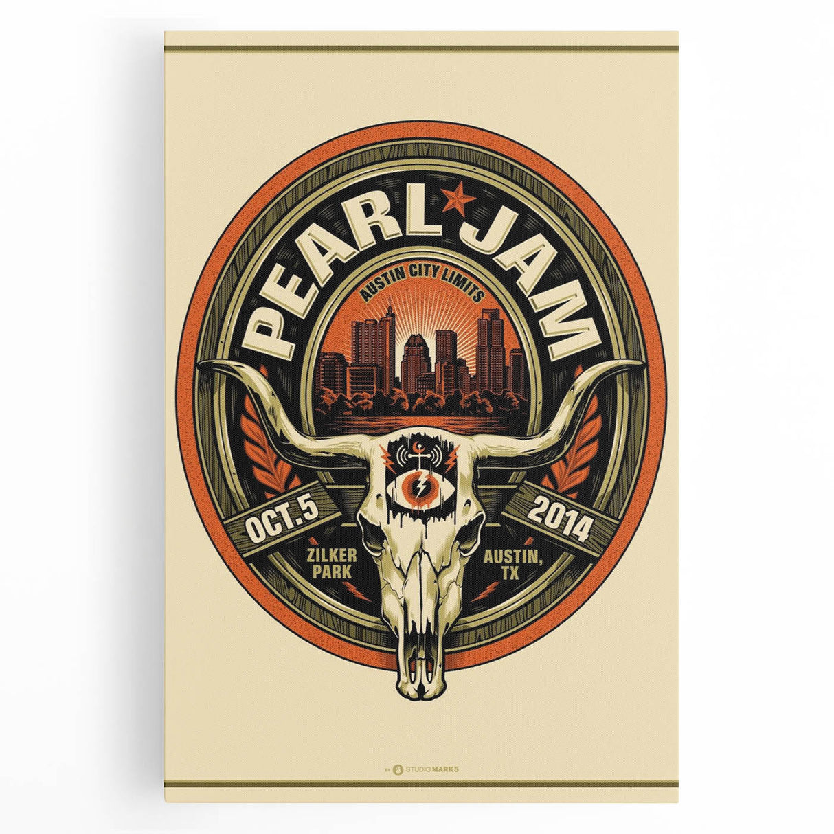 Pearl Jam Concert Poster - Retro Rock Art for Fans