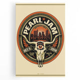 Pearl Jam Concert Poster - Retro Rock Art for Fans