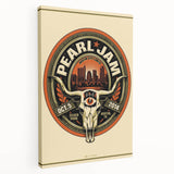 Pearl Jam Concert Poster - Retro Rock Art for Fans