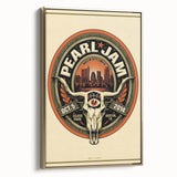 Pearl Jam Concert Poster - Retro Rock Art for Fans