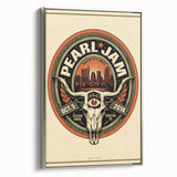 Pearl Jam Concert Poster - Retro Rock Art for Fans