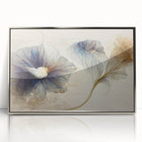 Large Abstract Floral Wall Art – Canvas Print for Living Room