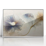 Large Abstract Floral Wall Art – Canvas Print for Living Room