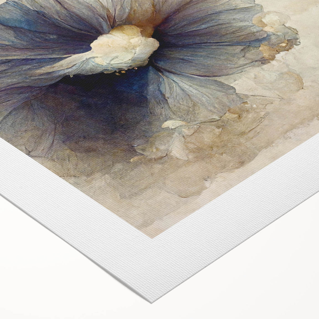 Large Abstract Floral Wall Art – Canvas Print for Living Room