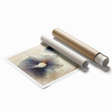 Large Abstract Floral Wall Art – Canvas Print for Living Room