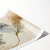 Large Abstract Floral Wall Art – Canvas Print for Living Room