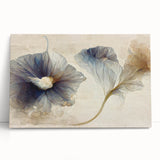 Large Abstract Floral Wall Art – Canvas Print for Living Room