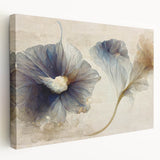 Large Abstract Floral Wall Art – Canvas Print for Living Room