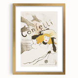 Vintage Modern Wall Art - Elegant Confetti Poster with Vibrant Style