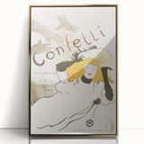 Vintage Modern Wall Art - Elegant Confetti Poster with Vibrant Style
