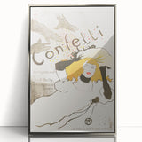Vintage Modern Wall Art - Elegant Confetti Poster with Vibrant Style