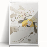Vintage Modern Wall Art - Elegant Confetti Poster with Vibrant Style