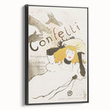 Vintage Modern Wall Art - Elegant Confetti Poster with Vibrant Style