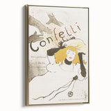 Vintage Modern Wall Art - Elegant Confetti Poster with Vibrant Style