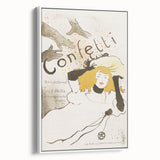 Vintage Modern Wall Art - Elegant Confetti Poster with Vibrant Style